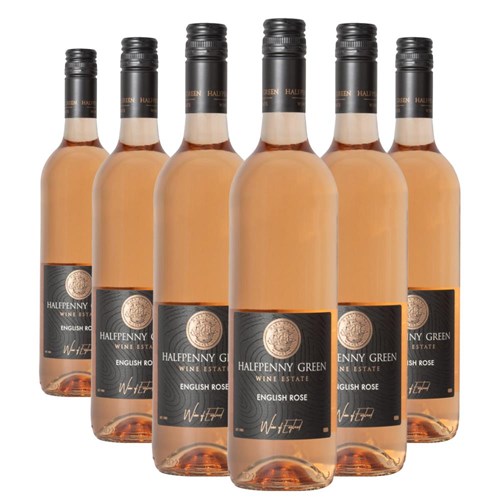 Case of 6 Halfpenny Green English Rose Wine 75cl